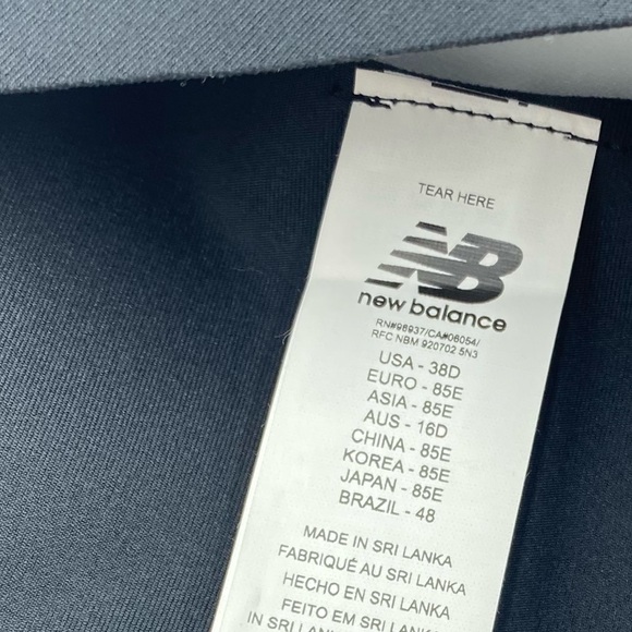 New Balance Women's Fortiflow Bra 38 D Black High Impact - Picture 11 of 12